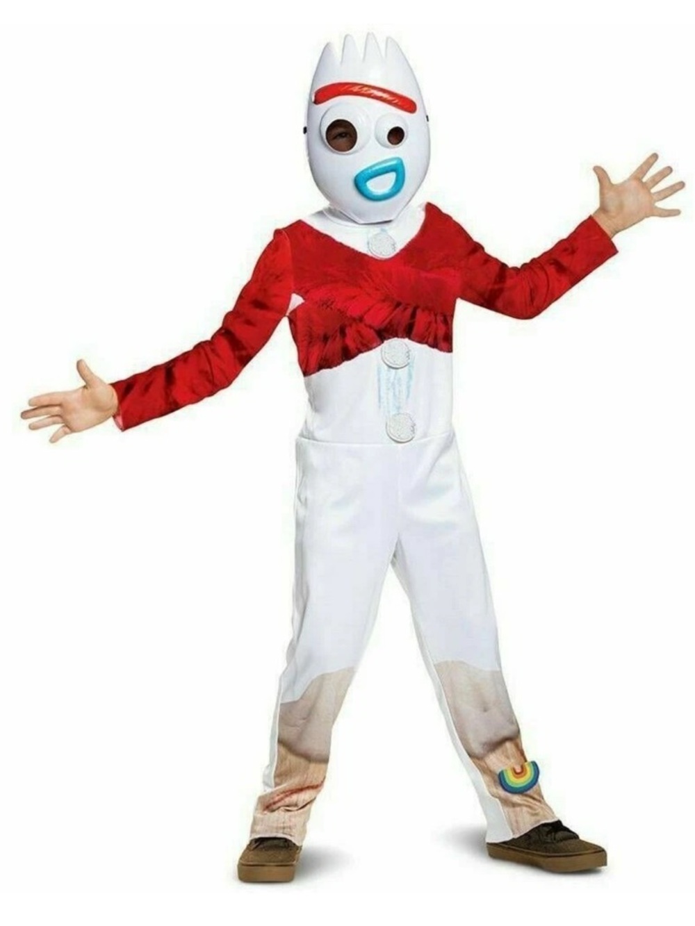 Disney Pixar Toy Story 4 Boys' Deluxe Costume Forky Size: S(4-6)